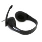 Cuffie Stereo HI-FI con microfono + adattatore 2-1 Nero Cuffie Stereo HI-FI con microfono + adattatore 2-1 Nero