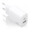 Caricabatterie Aisens GaN 20W 1xUSB-C PD3 0 1xUSB-A QC3 0