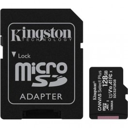SDCS3 128GB microSDXC Kingston Canvas Select Plus