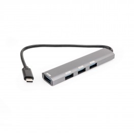 HUB USB-C A 4X USB-A 3 2 GEN1 5Gbps 10W ALLUMINIO