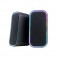 Speaker stereo 2 0 6W RMS RGB Bluetooth USB 3 5mm Nero Torre