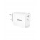 Caricatore da rete Vultech 2 porte Type-C GaN 45W PPS Bianco