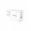 Caricatore da rete Vultech 2 Type-C 1 USB GaN 65W Bianco