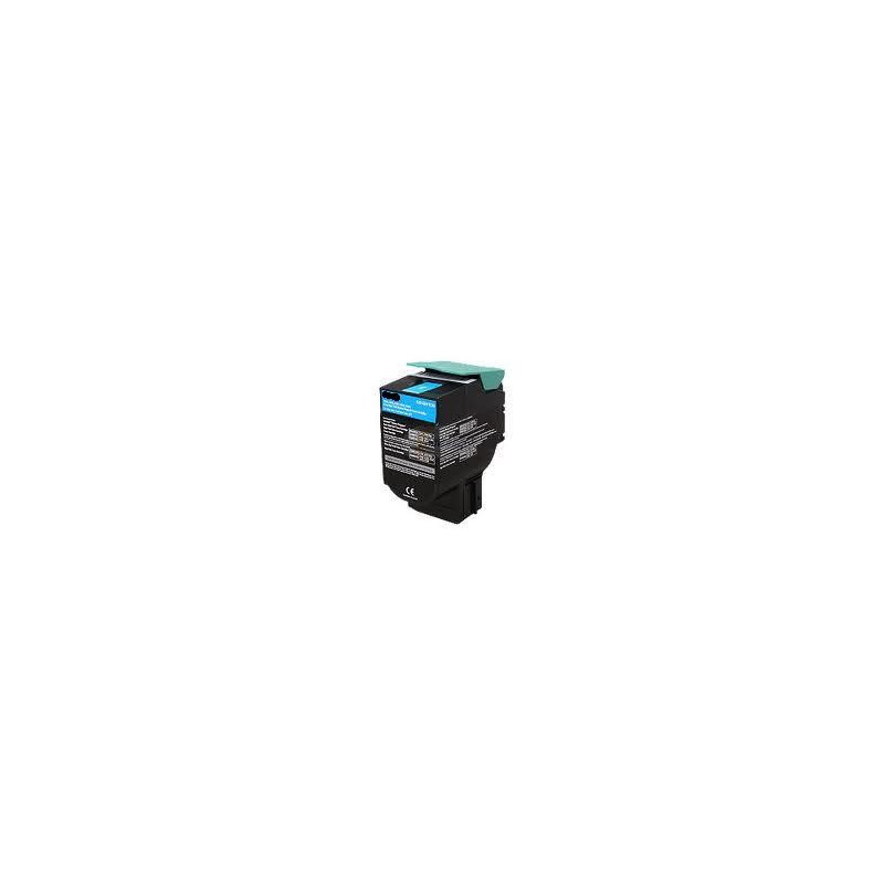 Toner Laser Comp. Rig. Lexmark C544 / C544X1CG Ciano