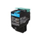 Toner Laser Comp. Rig. Lexmark C544 / C544X1CG Ciano