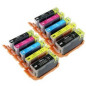 Kit Compatibili Canon PGI 525BK X2 + CLI 526BK/C/M/Y X2