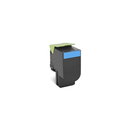 Toner Laser Comp  Rig  Lexmark 80C2SC0   802SC Ciano