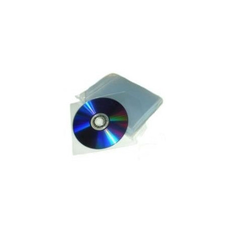 Bustine per CD DVD con lembo di chiusura confezione da 100PZ