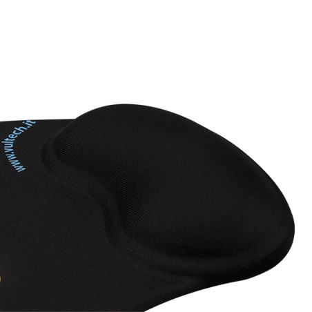 Mouse Pad Tappetino Ergonomico Per Mouse Vultech MP-02N Nero