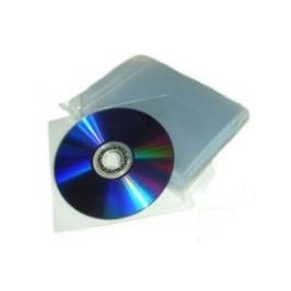 Bustine per CD DVD con lembo di chiusura confezione da 100PZ