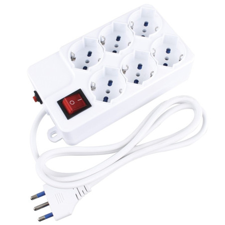 Multipresa Bipasso Vultech MU-03 6 Posti On Off Funzione Ove