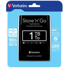 HDD Verbatim USB 3 0 2 5 1TB 53023 HDD Verbatim USB 3 0 2 5 1TB 53023