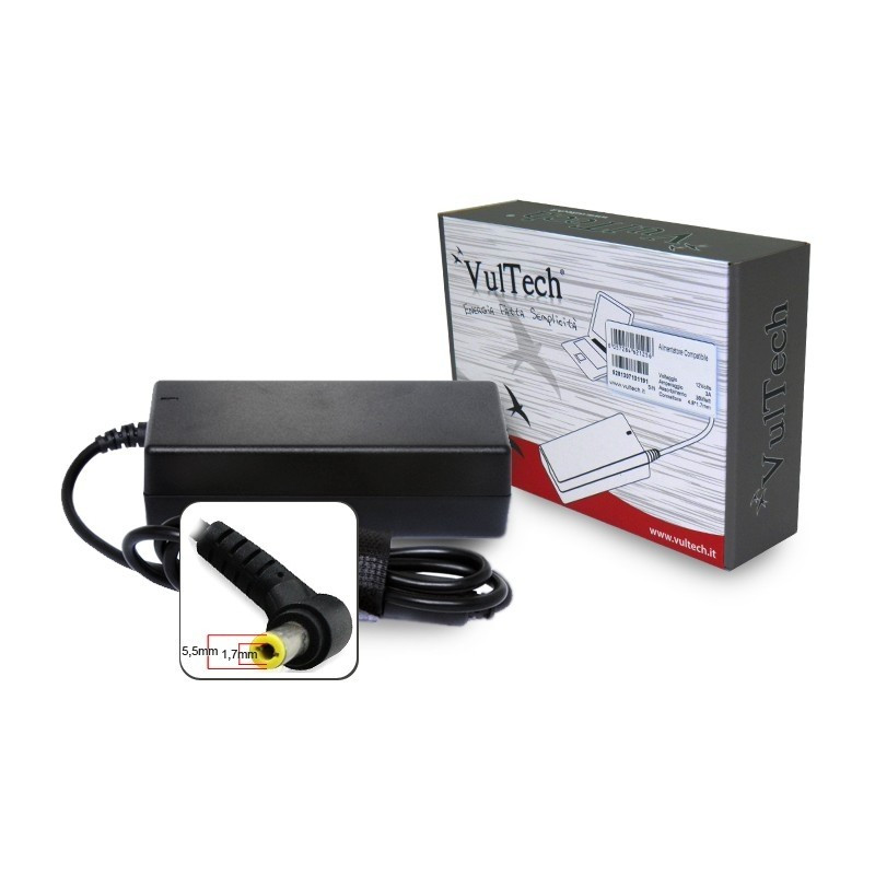 Alimentatore Vultech TO19158C-312 Per Toshiba 5.5x2.5mm 30W