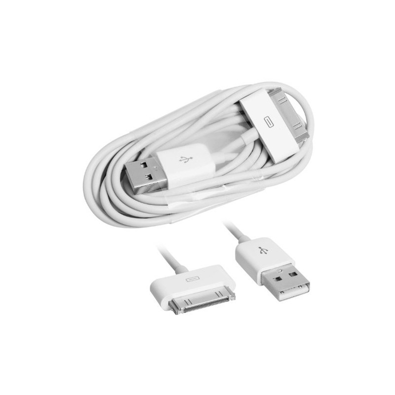 Cavo dati e alimentazione USB flat compatibile IPHONE 3/4/4S