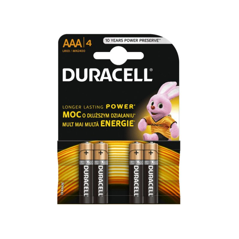 Batterie alkaline ministilo AAA Duracell LR03 / MN2400 Batterie alkaline ministilo AAA Duracell LR03 / MN2400