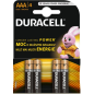 Batterie alkaline ministilo AAA Duracell LR03 / MN2400 Batterie alkaline ministilo AAA Duracell LR03 / MN2400