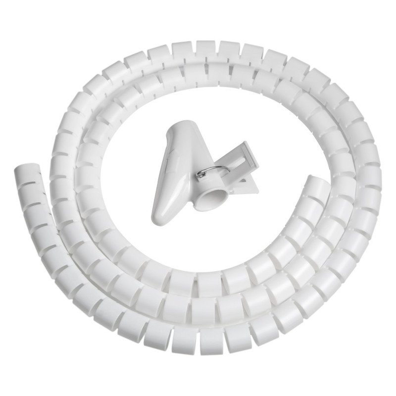 Spirale Avvolgi Cavo Flessibile Vultech 1.5 Mt  SN21505/WH
