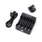Caricabatterie Universale 4x LR03 (AAA) E LR6 (AA) DC5V 1A