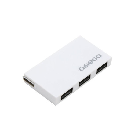 Hub Usb 2 0 4 porte autoalimentato Bianco