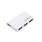 Hub Usb 2.0 4 porte autoalimentato Bianco