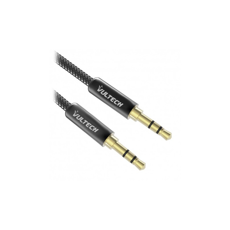 Cavo Audio Jack 3,5 mm Vultech SC11249-1 In Nylon 1Mt. 2 Pol Cavo Audio Jack 3,5 mm Vultech SC11249-1 In Nylon 1Mt. 2 Pol