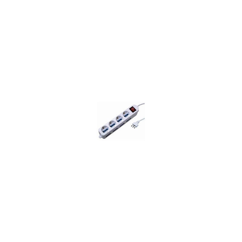 Multipresa 12 posti (8 Ingressi Spina Italiana + 4 Schuko) B Multipresa 12 posti (8 Ingressi Spina Italiana + 4 Schuko) B
