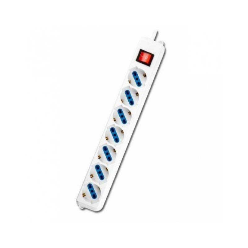 Multipresa Bipasso Schuko 7 posti 16A/250V Max 2500W Multipresa Bipasso Schuko 7 posti 16A/250V Max 2500W