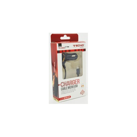 Caricatore rapido per auto 12 24V - 2,4A Micro USB