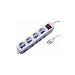 Multipresa 12 posti 8 Ingressi Spina Italiana 4 Schuko B