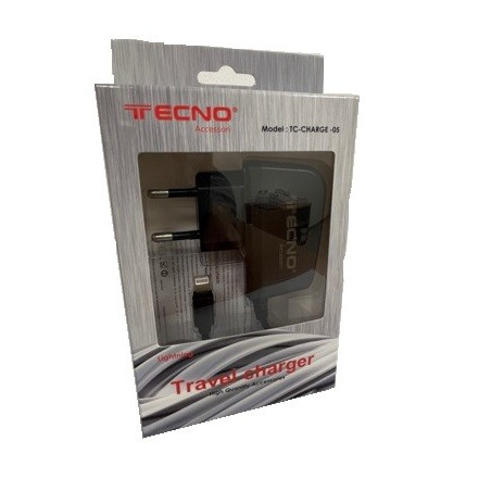 Caricabatteria rete fissa Iphone Lightining 2A TC-CHARGE-05