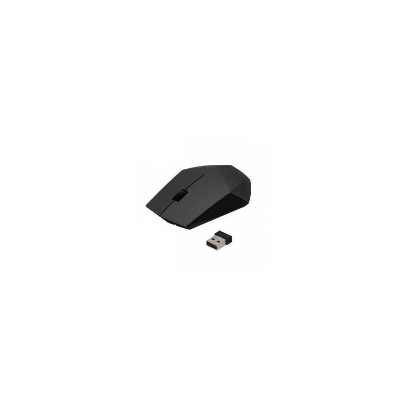 Mouse OM-413WB Wireless 2,4GHz 1200dpi Nero Diamante