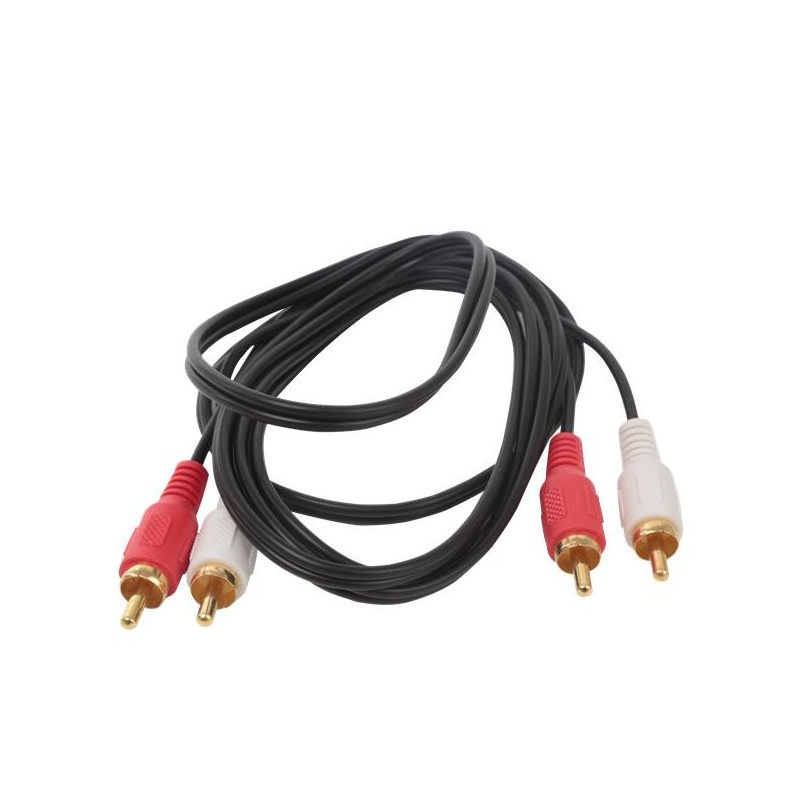 Cavo Audio 1,5Mt 2RCA To 2RCA Plug Cavo Audio 1,5Mt 2RCA To 2RCA Plug