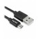 Cavo USB to Micro-USB 2 0 Vultech SM-T31BK in TPE 1M NERO