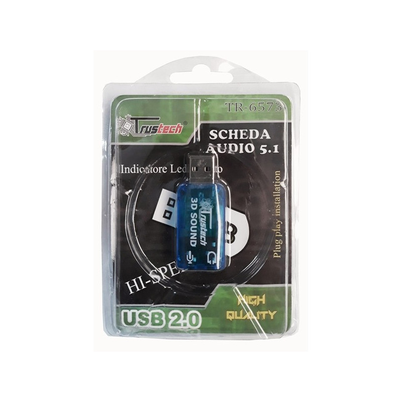 Scheda USB Audio 5.1 Canali 3D