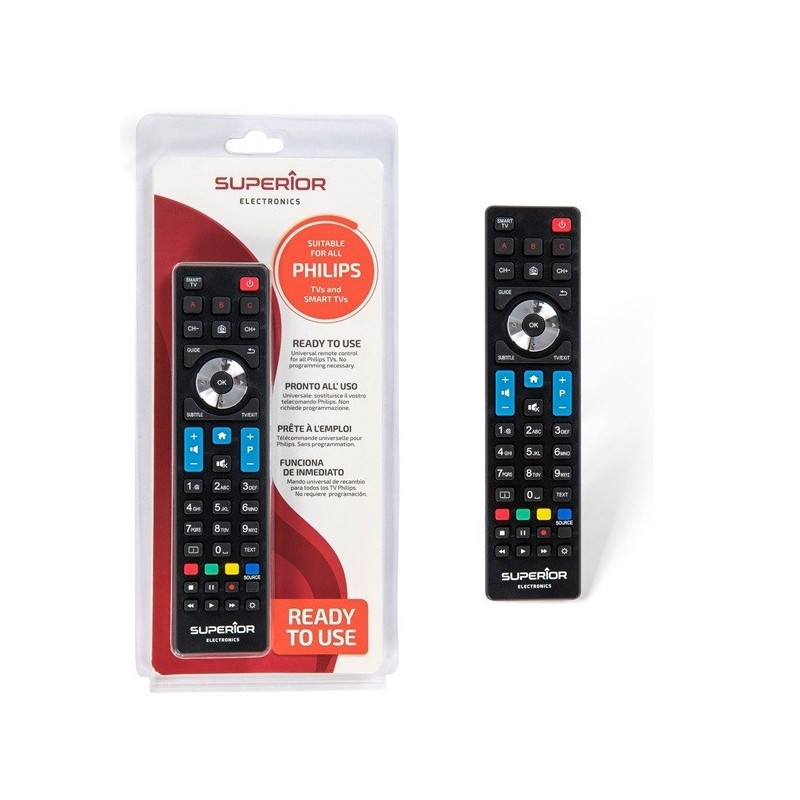 Telecomando Universale Compatibile per TV e Smart TV Philips Telecomando Universale Compatibile per TV e Smart TV Philips