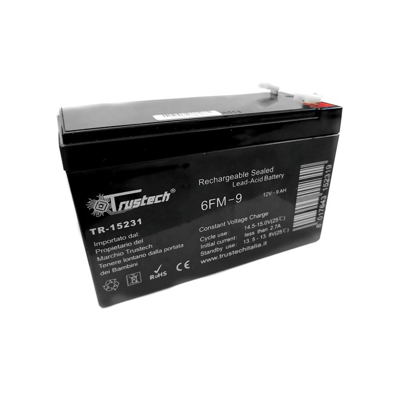 Batteria ermetica al piombo per UPS 12V 9Ah Batteria ermetica al piombo per UPS 12V 9Ah
