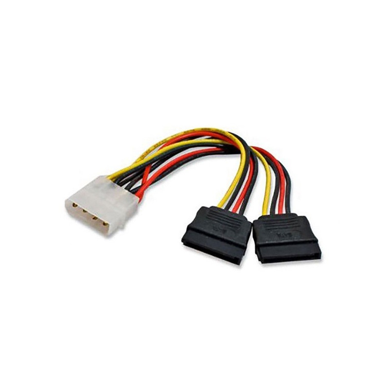 Adattatore Doppia Alimentazione Molex 4 Pin to 2 Sata F
