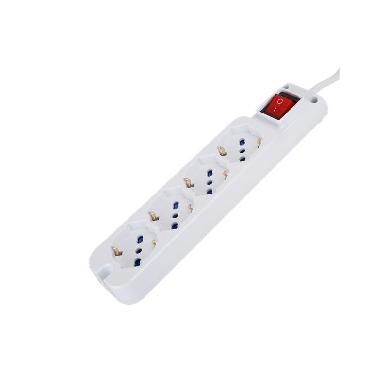 Multipresa Bipasso Schuko 4 posti Bianca Multipresa Bipasso Schuko 4 posti Bianca