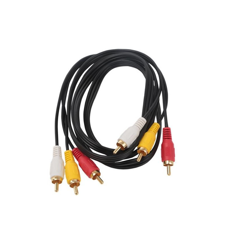 Cavo Audio Video Stereo 3 rca to 3 rca 1,5 metri Cavo Audio Video Stereo 3 rca to 3 rca 1,5 metri