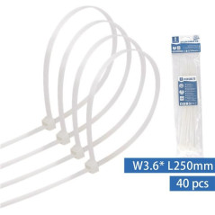 Fascette per cavi in nylon  conf  da 40PZ  3,6x250mm