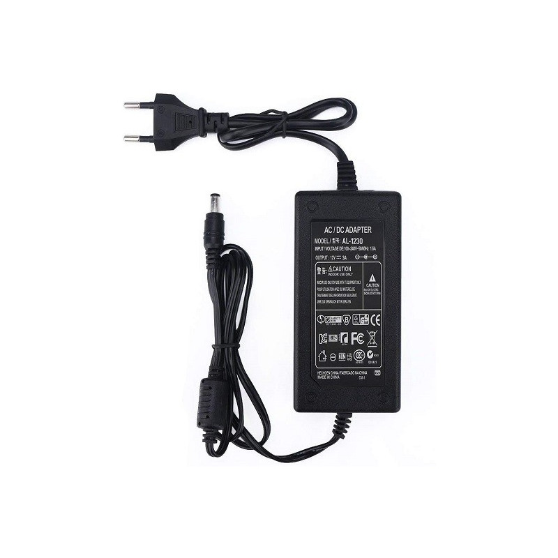 Alimentatore Stabilizzato 12V-3A (5.5*2.5 TIPS)