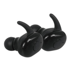 Auricolari Bluetooth 5 0 sport tws con custodia Nero