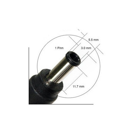 Alimentatore per Notebook Samsung 19V 3 15A 5 5 3 11,7 7053