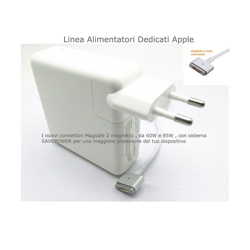 Alimentatore per Apple Magsafe 2 45W 14,85V 3,05A 7057 Alimentatore per Apple Magsafe 2 45W 14,85V 3,05A 7057