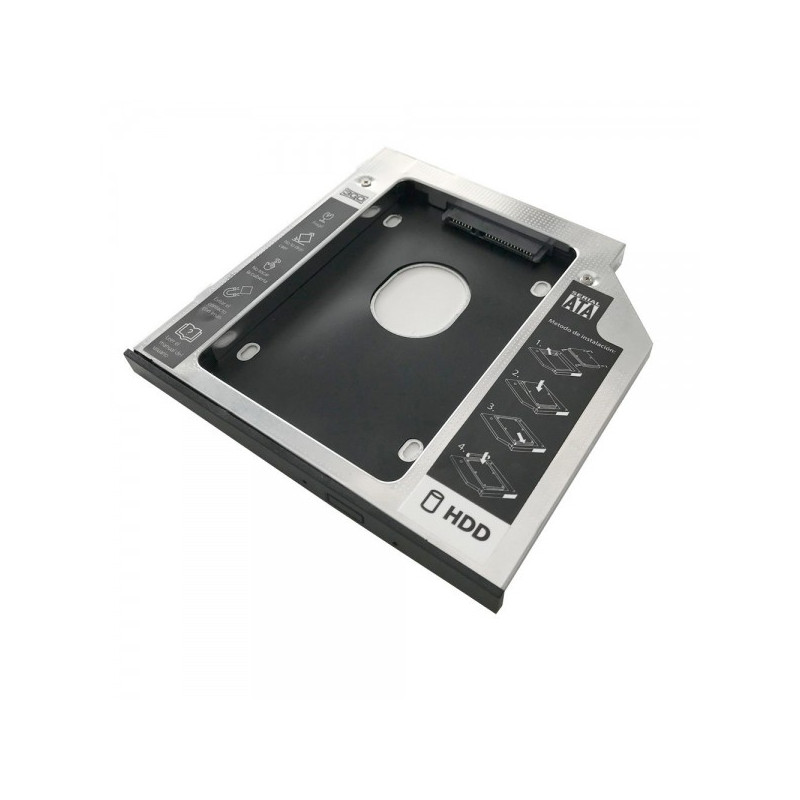 Adattatore per Notebook da CDROM/DVDROM a HDD/SSD 9,5mm
