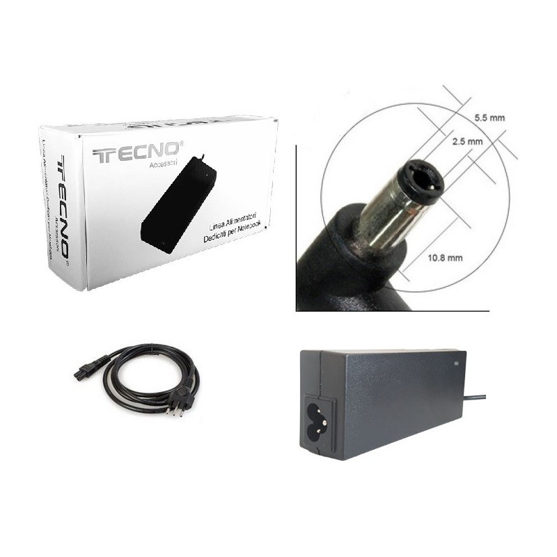 Alimentatore per Notebook Asus 19V 3,42A 65W 5,5*2,5 7055
