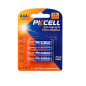 Batterie alkaline PKCELL AAA LR03 1.5V Ultra