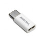 Adattatore Vultech ADP-01P Micro USB to type C Plastica Bian Adattatore Vultech ADP-01P Micro USB to type C Plastica Bian