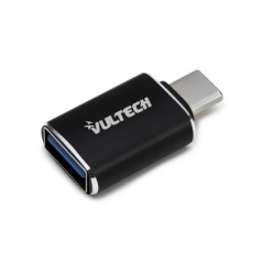 Adattatore Vultech ADP-02P USB 3.0 to Type C Plastica Nero