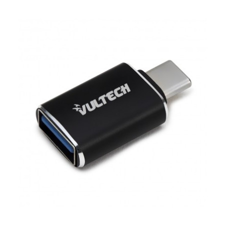 Adattatore Vultech ADP-02P USB 3.0 to Type C Plastica Nero